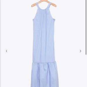 3.1 Phillip Lim Striped Tent Dress Light Blue & Navy sz 4